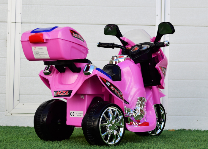 Mini Motocicleta electrica C051 35W cu 3 roti STANDARD #Roz [5]