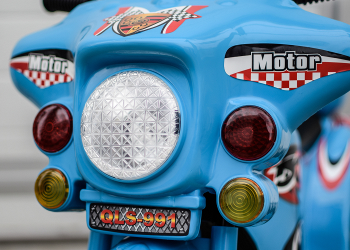 Mini Motocicleta electrica cu 3 roti BJQ991 STANDARD #Albastru [9]