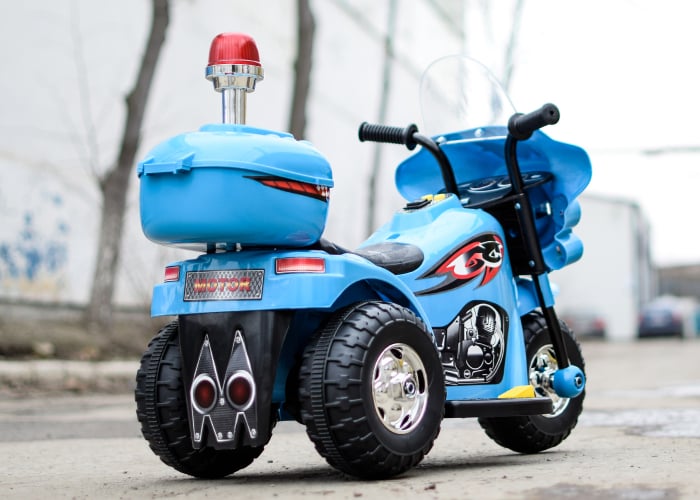 Mini Motocicleta electrica cu 3 roti BJQ991 STANDARD #Albastru [5]