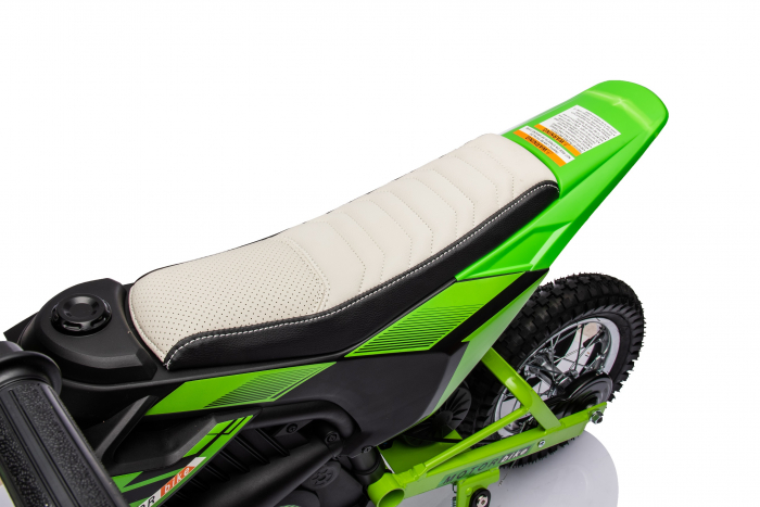 Motocicleta electrica pentru copil 4-9 ani, Kinderauto Enduro 250W 24V, culoare Verde [14]