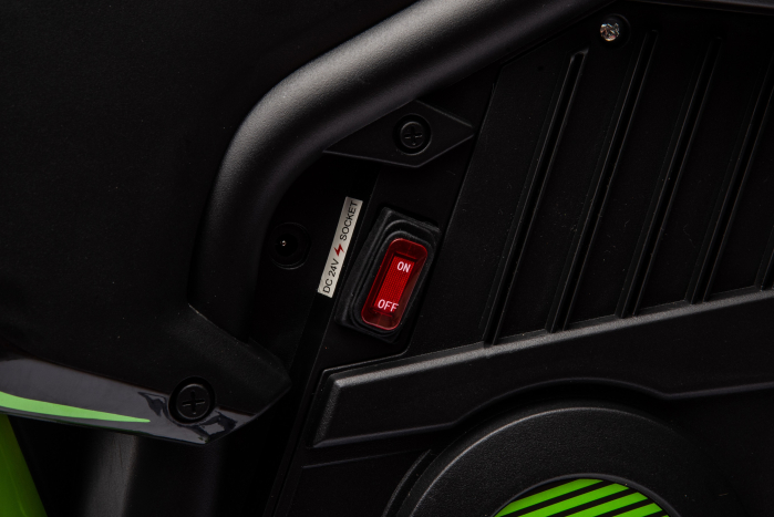 Motocicleta electrica pentru copil 4-9 ani, Kinderauto Enduro 250W 24V, culoare Verde [19]