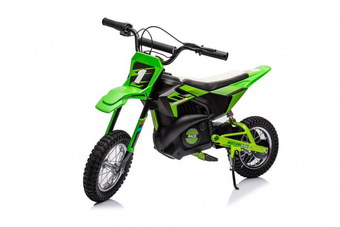Motocicleta electrica pentru copil 4-9 ani, Kinderauto Enduro 250W 24V, culoare Verde [16]