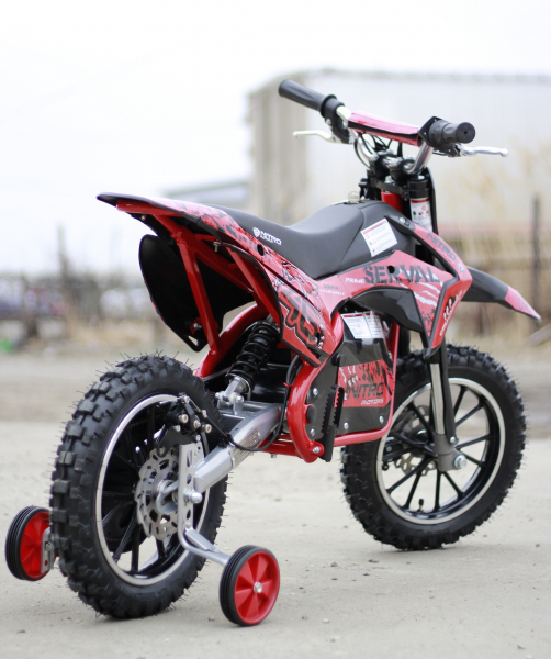 Mini motocicleta electrica NITRO Eco Serval 500W 10/10 #Rosu [5]