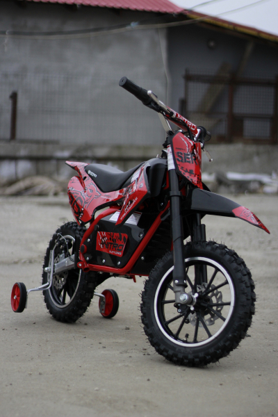 Mini motocicleta electrica NITRO Eco Serval 500W 10/10 #Rosu [3]