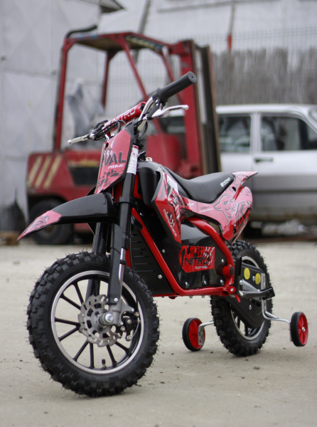 Mini motocicleta electrica NITRO Eco Serval 500W 10/10 #Rosu [2]