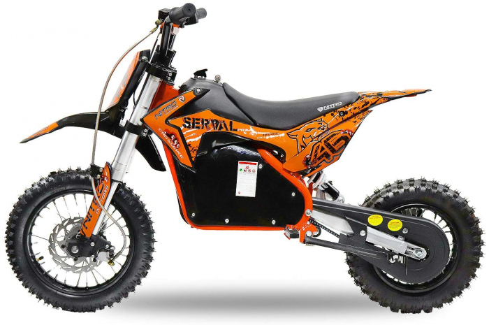 Mini motocicleta electrica NITRO Eco Serval 500W 10/10 #Portocaliu [2]
