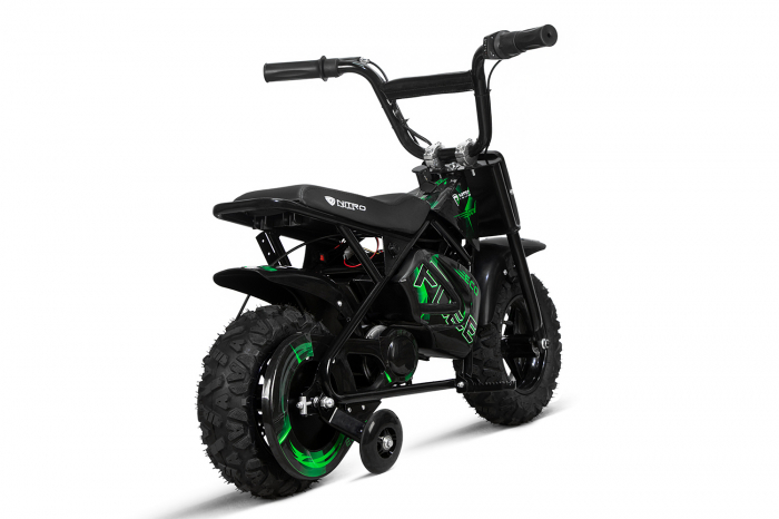 Mini Motocicleta electrica pentru copii NITRO ECO Flee 250W #Negru [3]