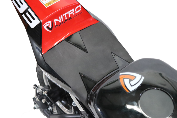 Motocicleta electrica Pocket Bike NITRO Eco TRIBO 1060W 36V #Rosu [9]
