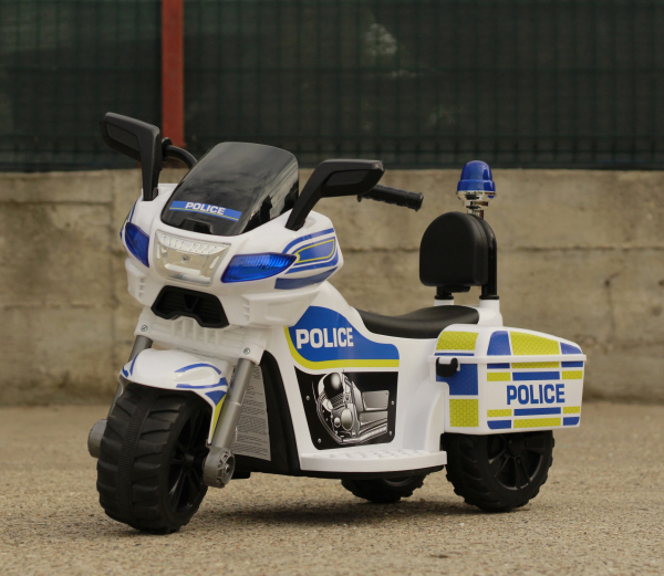 Mini Motocicleta electrica Police Motorbike TR1912 STANDARD #Alb [4]