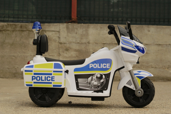 Mini Motocicleta electrica Police Motorbike TR1912 STANDARD #Alb [7]