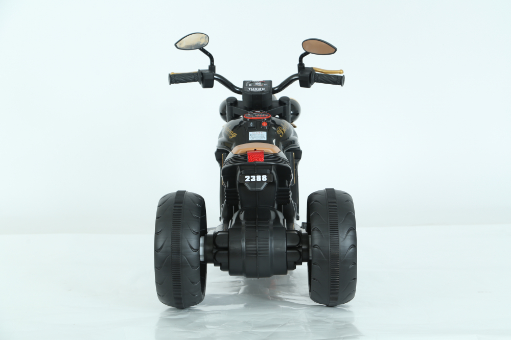 Motocicleta electrica cu 3 roti, Telecomanda, Kinderauto Jocker 70W premium, negru [7]