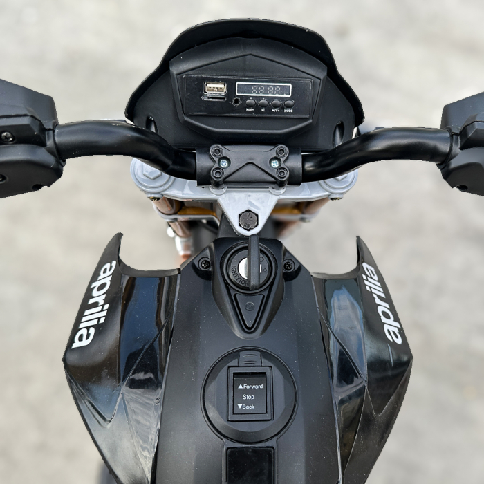 Motocicleta electrica APRILIA DORSODURO 900 60W 12V 7Ah, culoare Negru [11]
