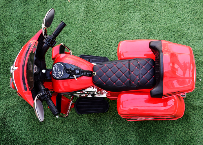 Motocicleta Chopper Victorius copii, 70W, 12V, rosie [14]