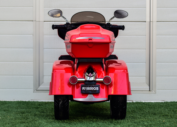 Motocicleta Chopper Victorius copii, 70W, 12V, rosie [15]