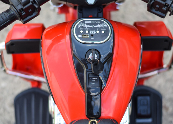 Motocicleta Chopper Victorius copii, 70W, 12V, rosie [12]
