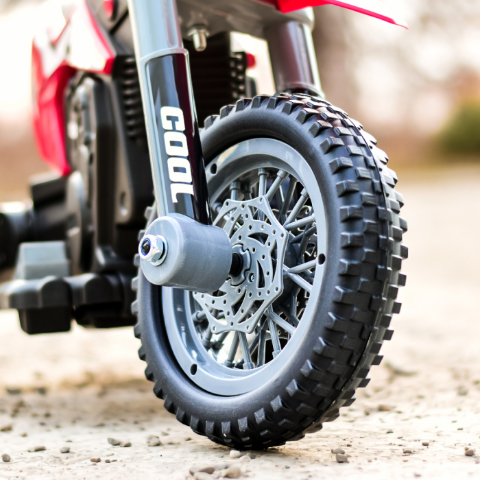 Motocicleta electrica cu 3 roti, Kinderauto Enduro 60W 12V STANDARD, culoare rosu [9]
