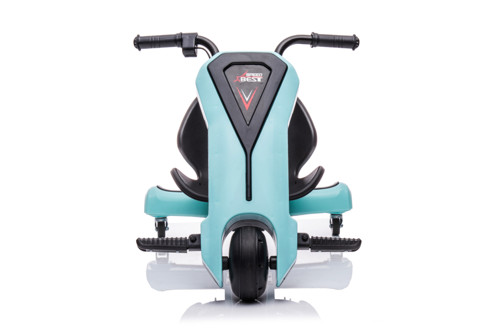 Tricicleta electrica pentru copii intre 4 si 7 ani, Kinderauto Slider 360 12V, culoare albastra [3]