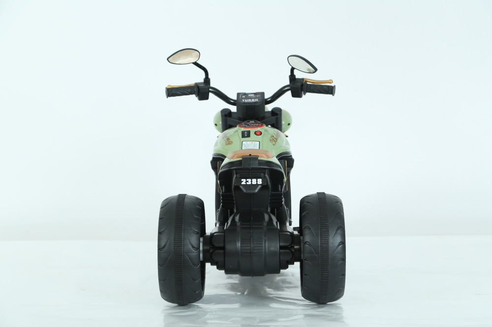 Motocicleta electrica cu 3 roti, Telecomanda, Kinderauto Jocker 70W premium, verde [7]