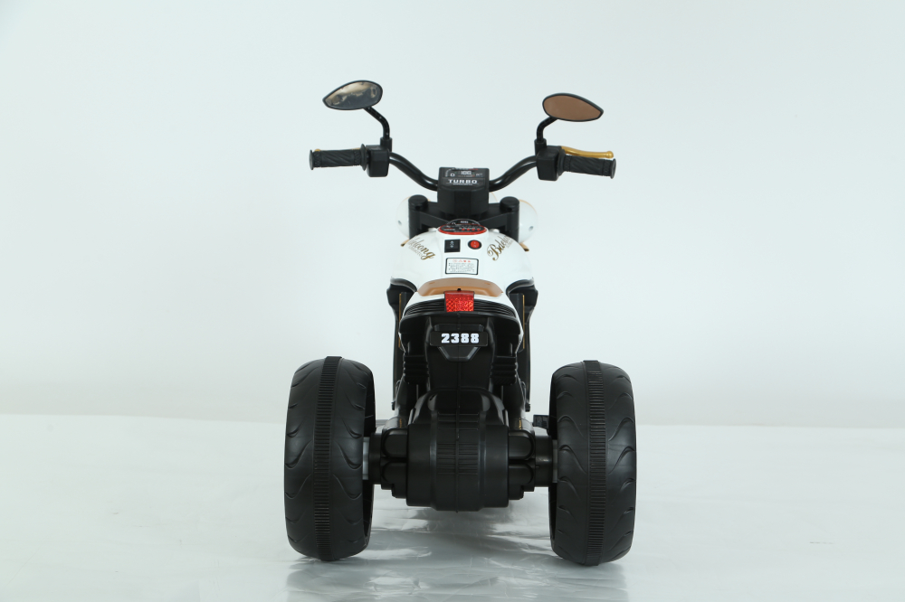 Motocicleta electrica cu 3 roti, Telecomanda, Kinderauto Jocker 70W premium, alb [5]