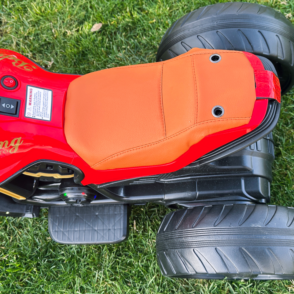 Motocicleta electrica cu 3 roti, Telecomanda, Kinderauto Jocker 70W premium, rosu [15]