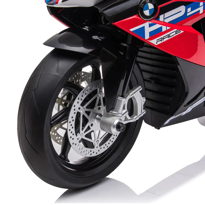 Motocicleta electrica cu licenta BMW HP4 Premium, pentru copil 3-9 ani, culoare Rosu [22]