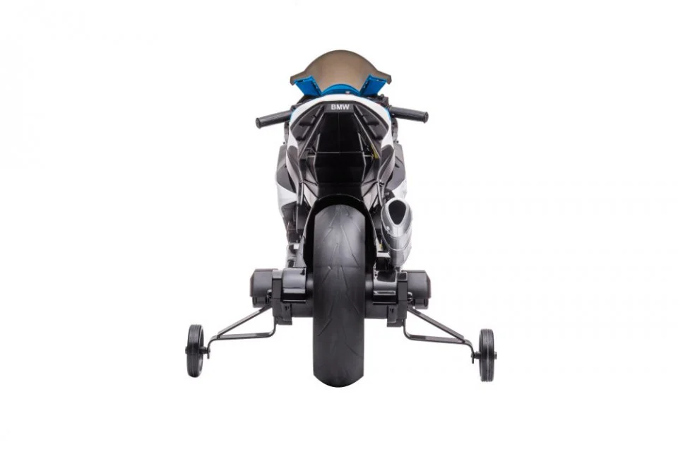 Motocicleta electrica cu licenta BMW HP4 Premium, pentru copil 3-9 ani, culoare Alba [7]