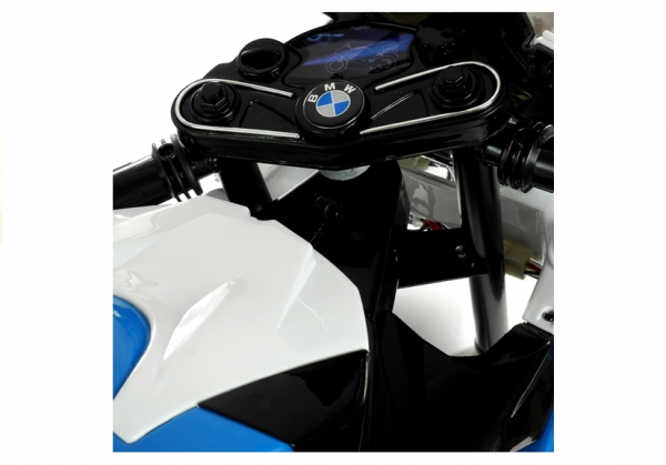 Motocicleta electrica cu roti ajutatoare BMW S1000RR PREMIUM #Albastru [10]