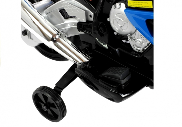 Motocicleta electrica cu roti ajutatoare BMW S1000RR PREMIUM #Albastru [8]