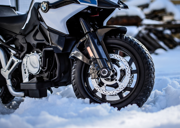 Motocicleta electrica de politie pentru copii, BMW F850 GS, 90W, 12V cu roti MOI #Polizei [20]