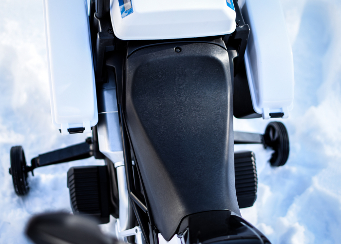 Motocicleta electrica de politie pentru copii, BMW F850 GS, 90W, 12V cu roti MOI #Polizei [23]