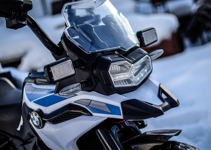 Motocicleta electrica de politie pentru copii, BMW F850 GS, 90W, 12V cu roti MOI #Polizei [21]