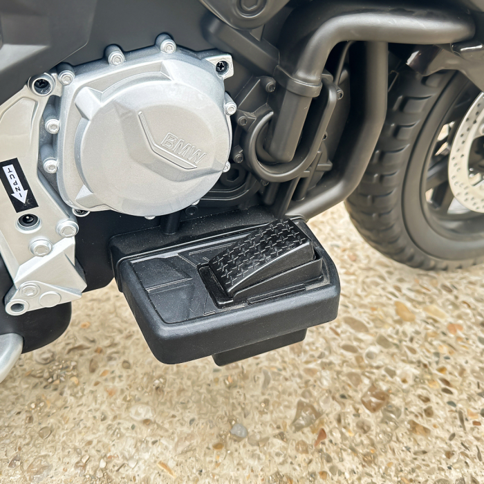 Motocicleta electrica de politie pentru copii, BMW F850 GS, 90W, 12V cu roti MOI #Polizei [10]