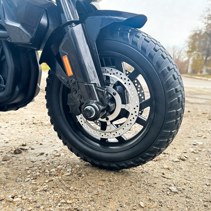 Motocicleta electrica de politie pentru copii, BMW F850 GS, 90W, 12V cu roti MOI #Polizei [14]