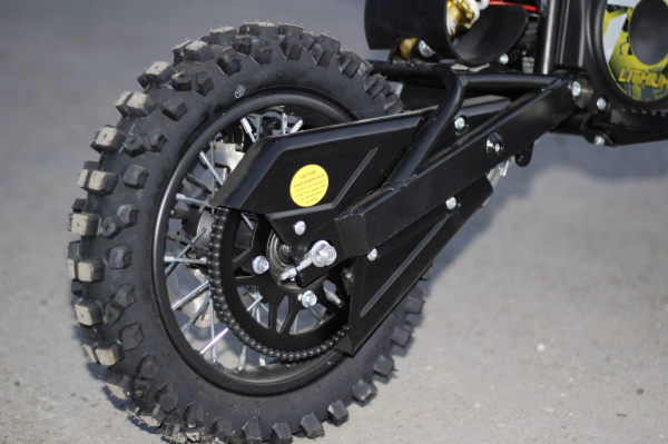 Motocicleta electrica Eco Tiger 1000W 36V 12/10 #Galben [5]