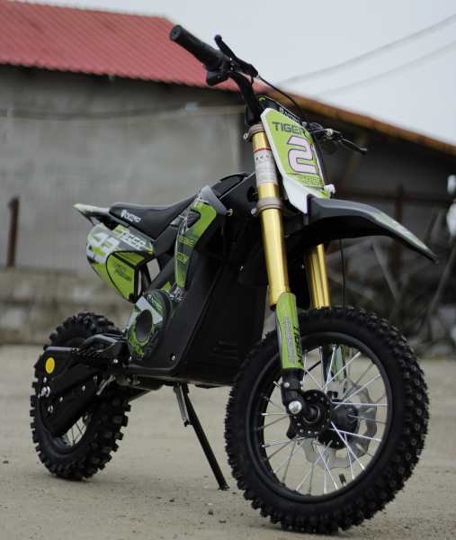 Motocicleta electrica Eco Tiger 1000W 36V 12/10 #Verde [3]