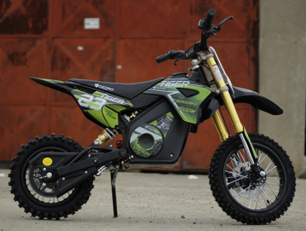 Motocicleta electrica Eco Tiger 1000W 36V 12/10 #Verde [4]
