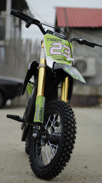 Motocicleta electrica Eco Tiger 1000W 36V 12/10 #Verde [2]