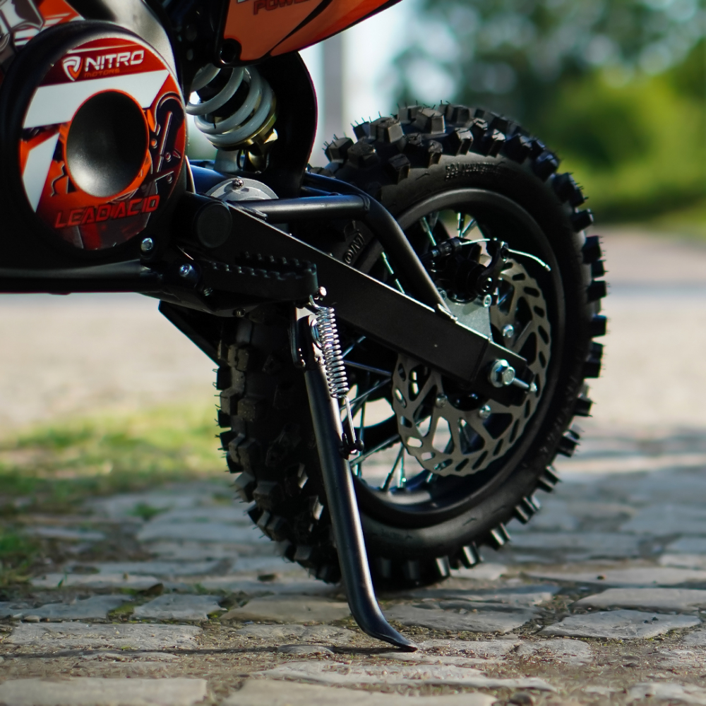 Motocicleta electrica Eco Tiger 1000W 36V 12/10 #Portocaliu [12]
