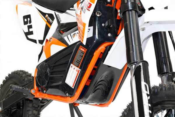 Motocicleta electrica Eco NRG 500W 48V 12/10 #Portocaliu [12]