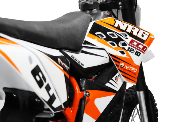 Motocicleta electrica Eco NRG 500W 48V 12/10 #Portocaliu [10]