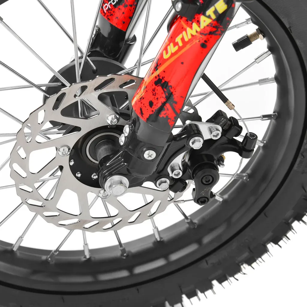 Motocicleta electrica pentru copii Kinderauto Motobike 35 1500W 48V roti 14/12, culoare rosie [15]