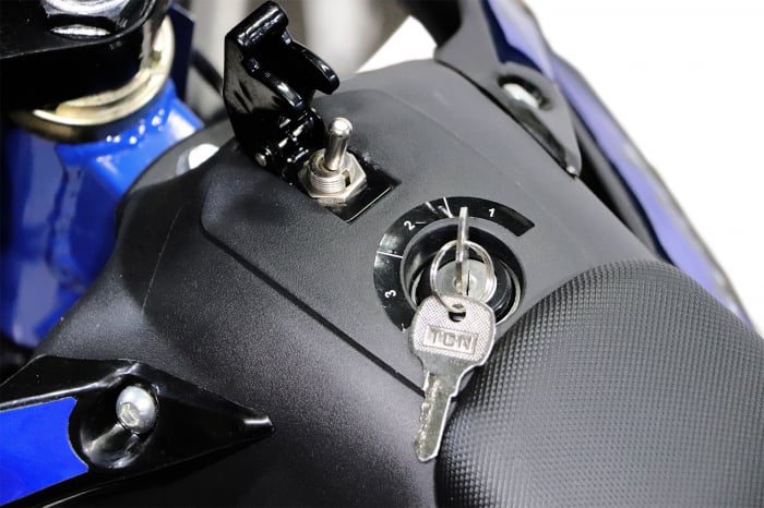 Motocicleta electrica Eco Serval PRIME 1200W 12/10 48V 15Ah Lithiu ION, culoare albastra [19]