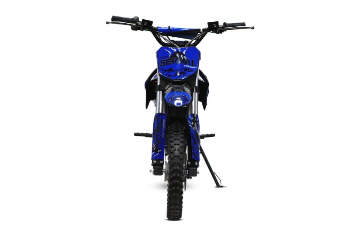 Motocicleta electrica Eco Serval PRIME 1200W 12/10 48V 15Ah Lithiu ION, culoare albastra [15]