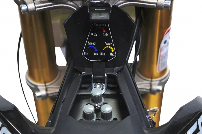 Motocicleta electrica Eco Tiger 1500W 14/12 48V 14Ah Lithiu ION, culoare portocalie [2]