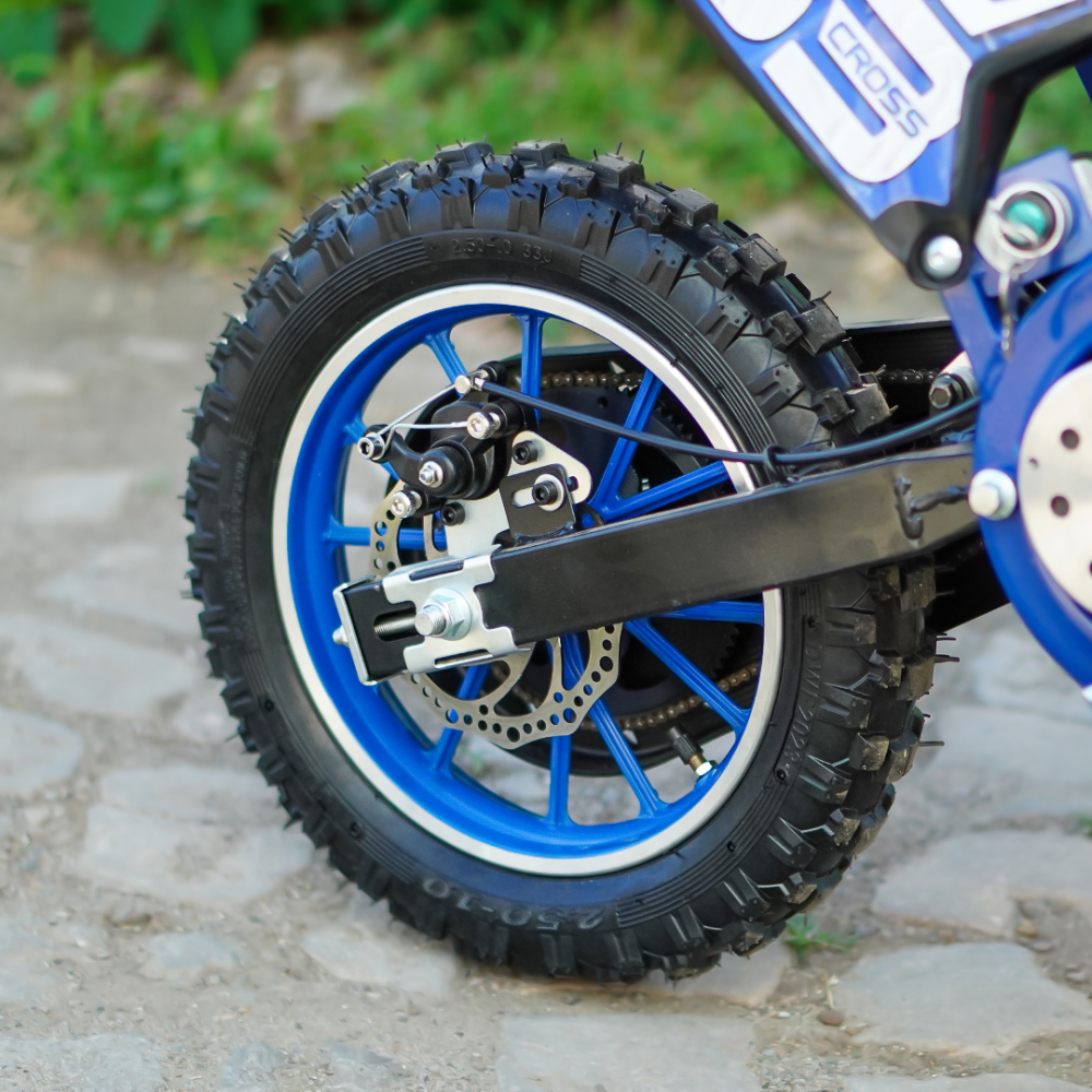Motocicleta electrica NITRO Eco Fossa 1000W 36V cu limitator viteza, culoare albastra [16]