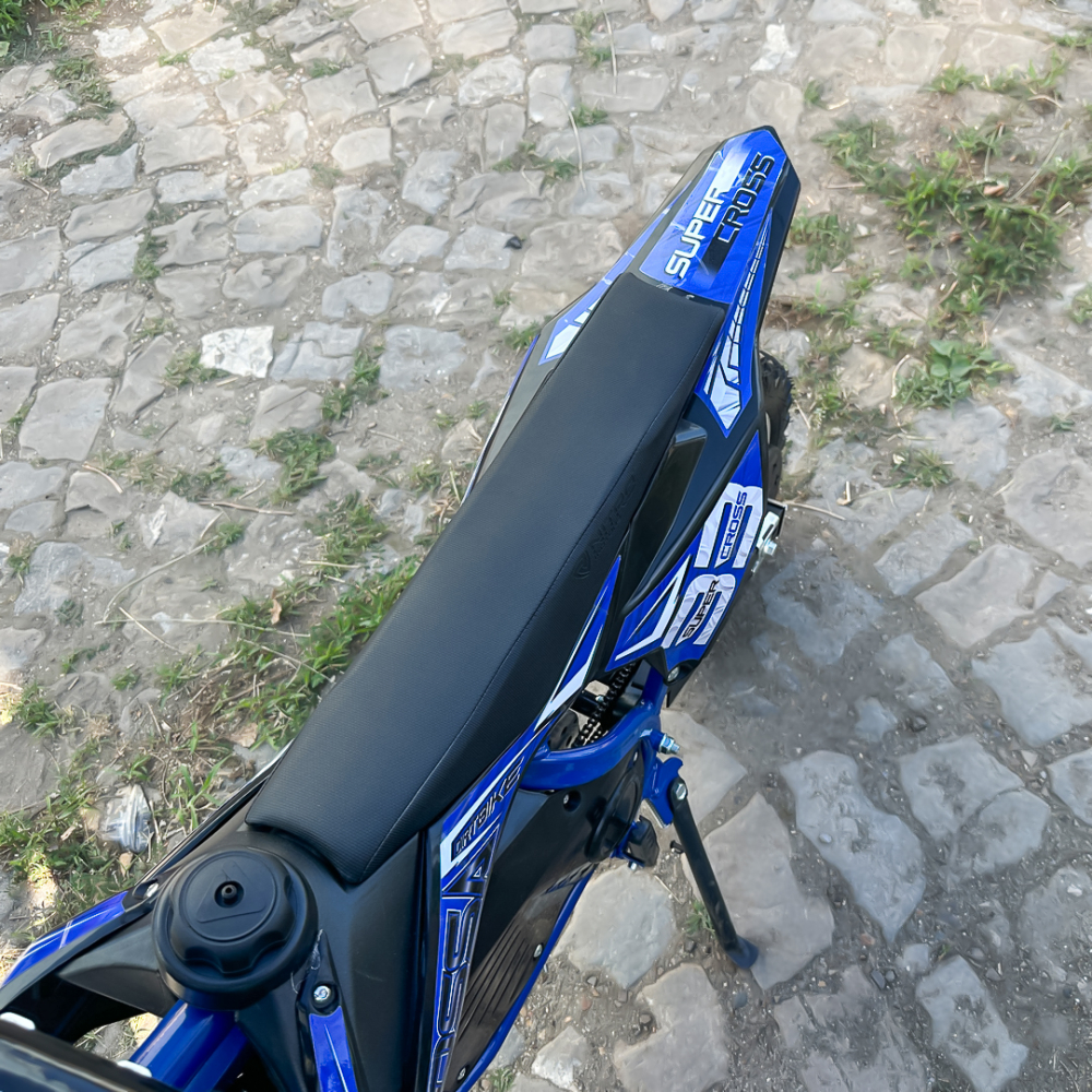 Motocicleta electrica NITRO Eco Fossa 1000W 36V cu limitator viteza, culoare albastra [12]