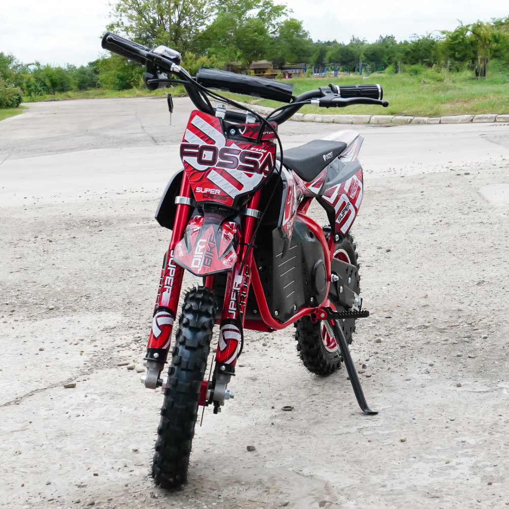 Motocicleta electrica NITRO Eco Fossa 800W 36V cu limitator viteza, culoare Rosu [2]