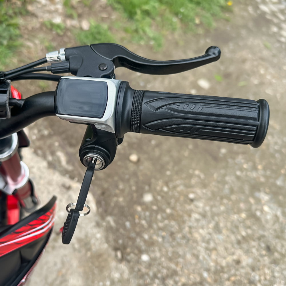 Motocicleta electrica NITRO Eco Fossa 800W 36V cu limitator viteza, culoare Rosu [12]