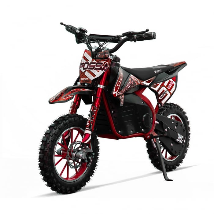 Motocicleta electrica NITRO Eco Fossa 800W 36V cu limitator viteza, culoare Rosu Produse in stoc 2023-09-21