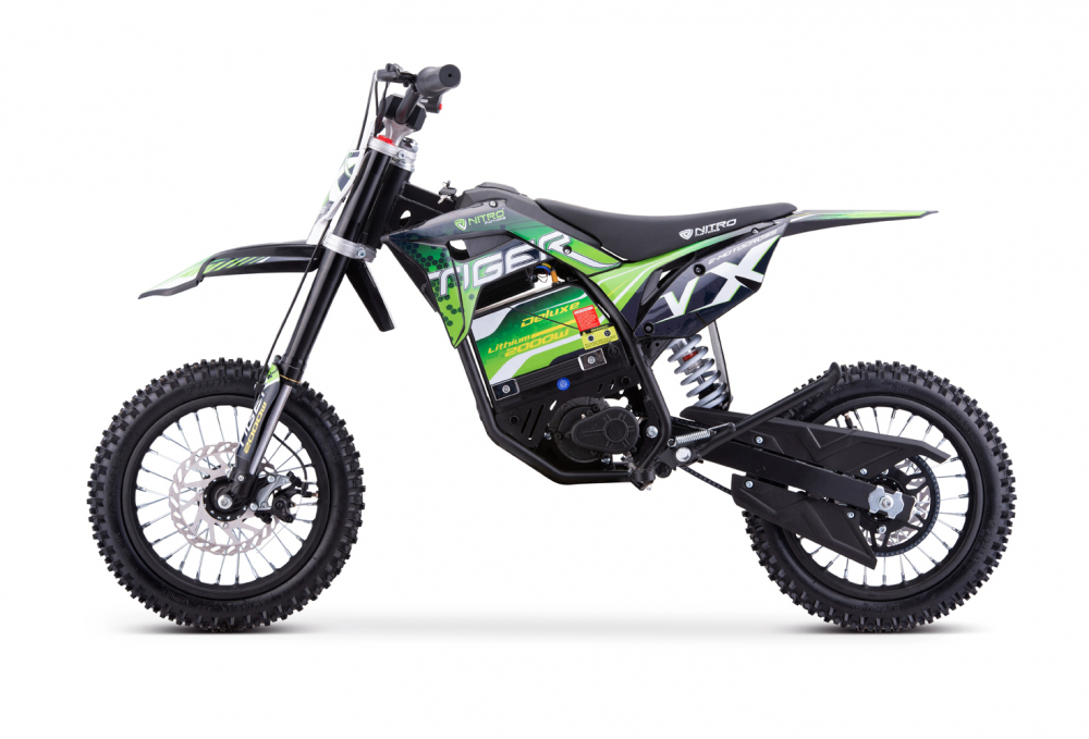 Motocicleta electrica Nitro Tiger VX DLX  2000W 12/12 60V 13Ah Lithiu ION, culoare verde [4]
